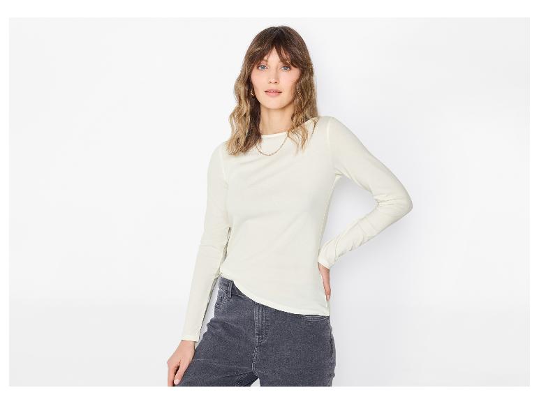 Camiseta de manga larga para mujer