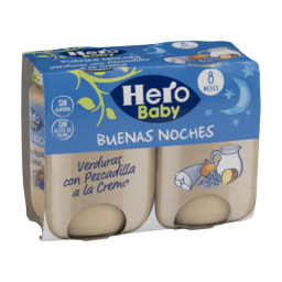 HERO® - Tarritos de verduras con pescadilla a la crema