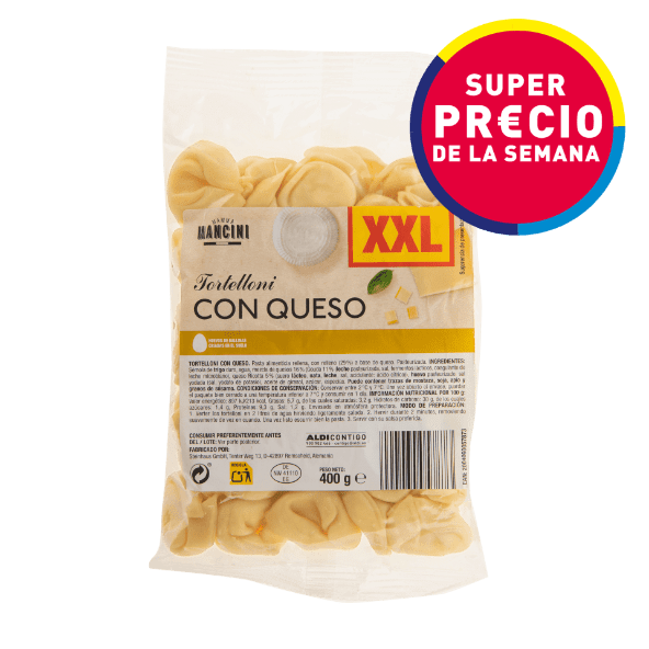 MAMMA MANCINI® - Pasta rellena queso  XXL