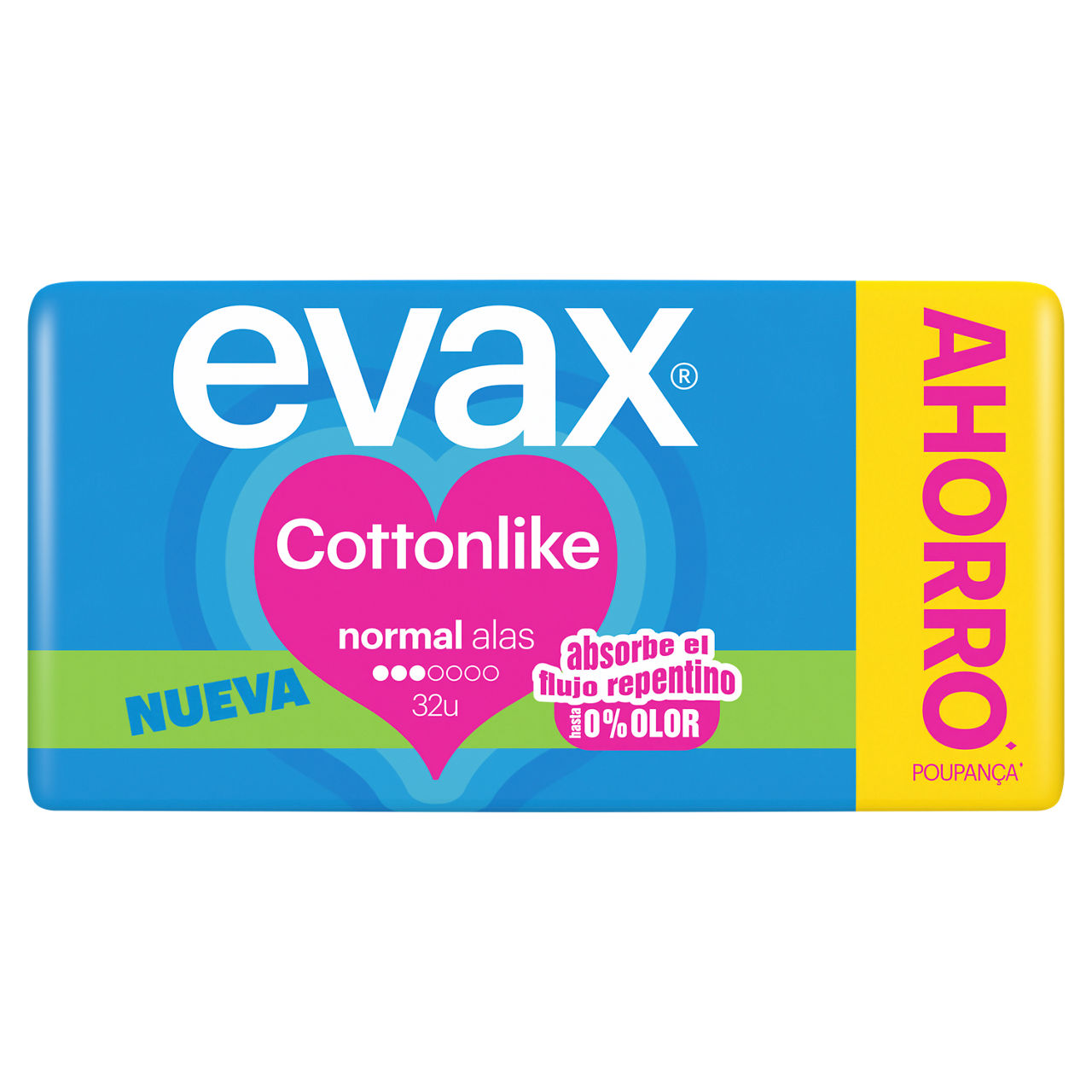 EVAX® - Compresa normal con alas
