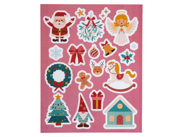 LIVARNO - Pegatinas navideñas