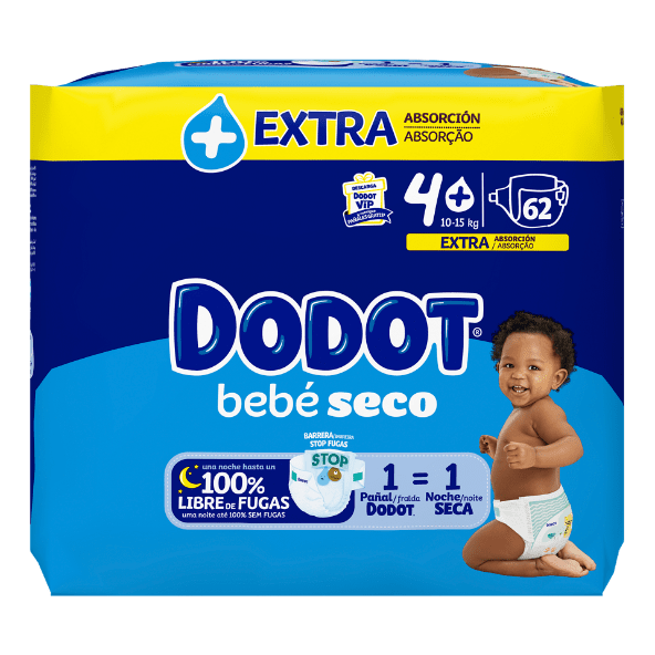 DODOT® - Pañales bebé seco talla 4