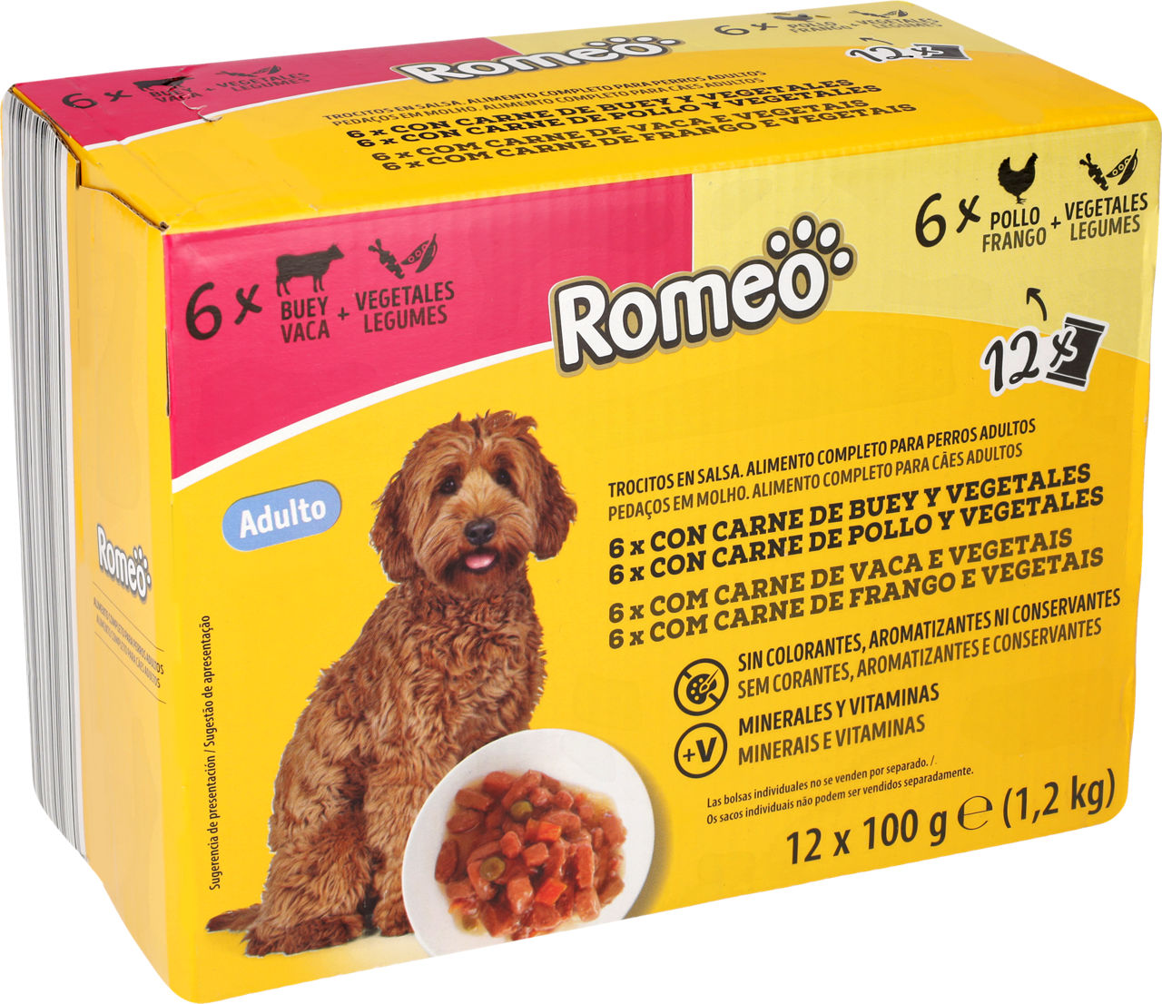 ROMEO® - Bocaditos en salsa para perros