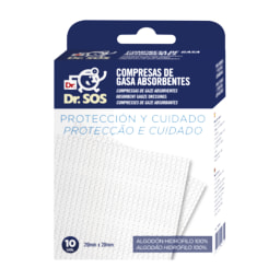 Dr. SOS® - Compresas de gasa absorbentes