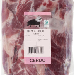 Cabeza de lomo de cerdo