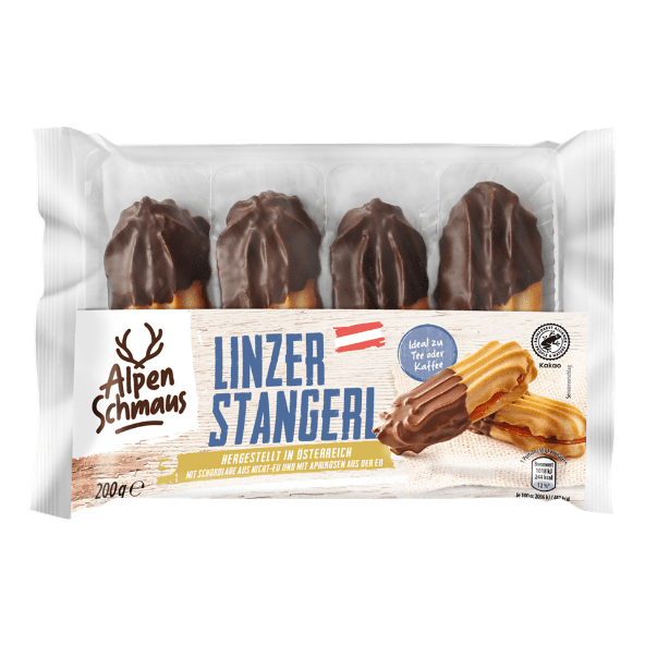 ALPENSCHMAUS® - Galletas alpinas Linzer Stangerl