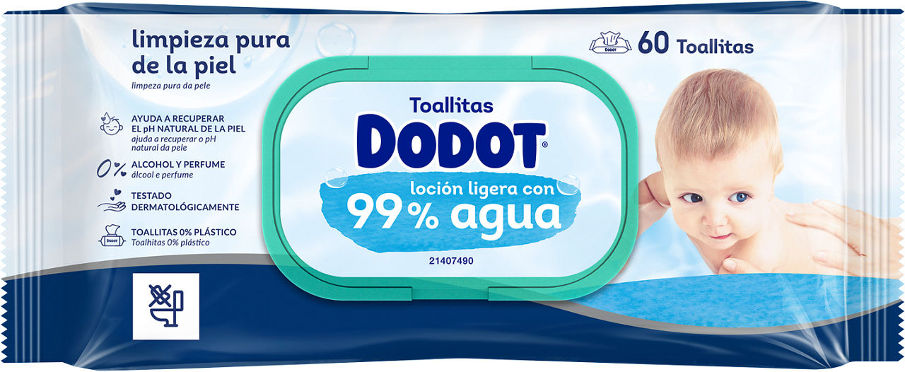 DODOT® - Toallitas bebé 99% agua