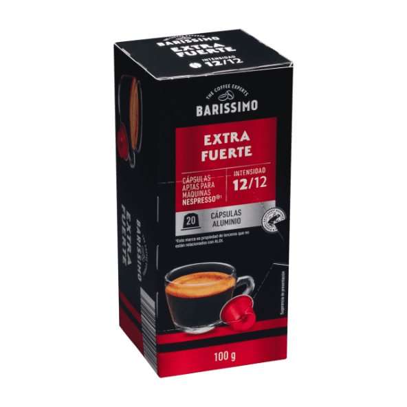 BARISSIMO® - Cápsulas café extra fuerte