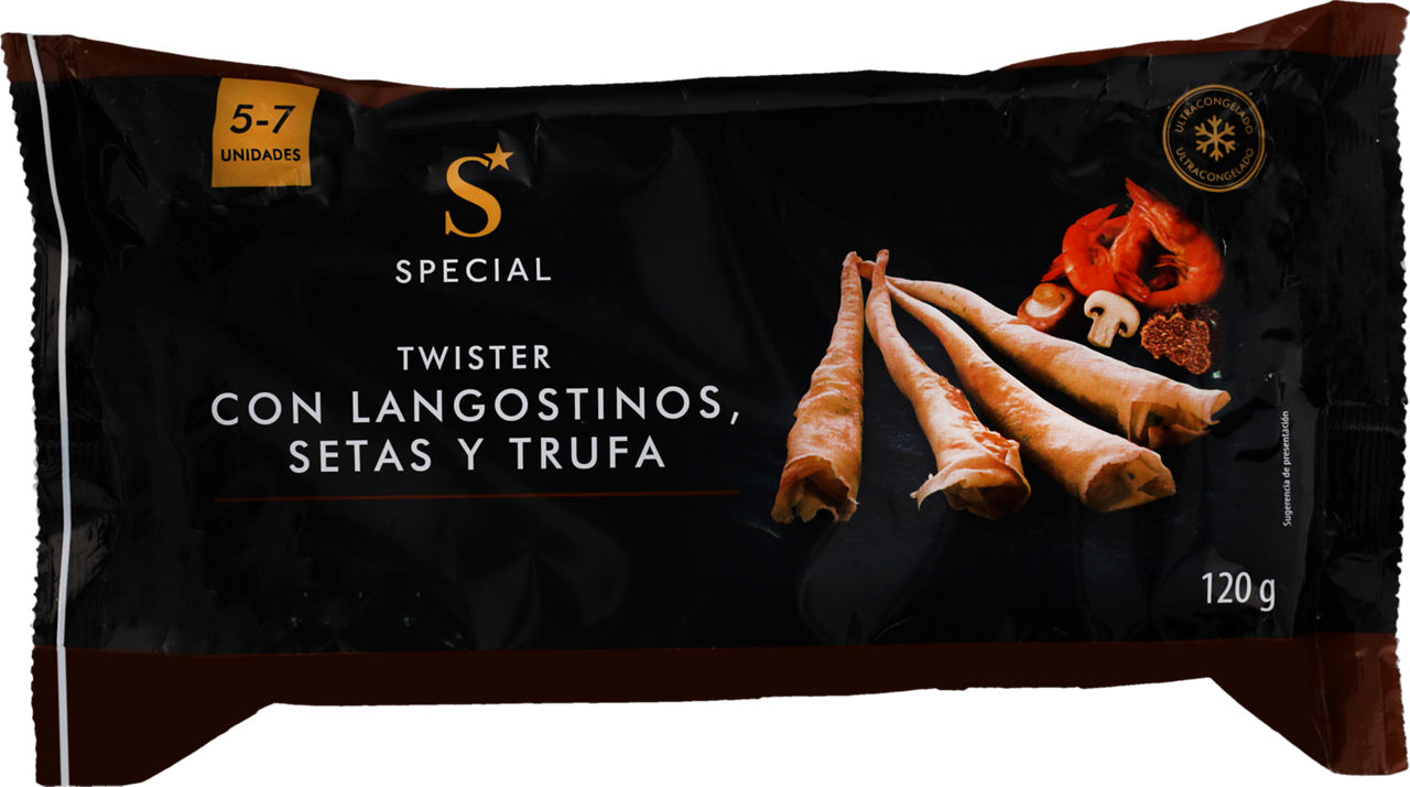 SPECIAL® - Twister de langostino, setas y trufa