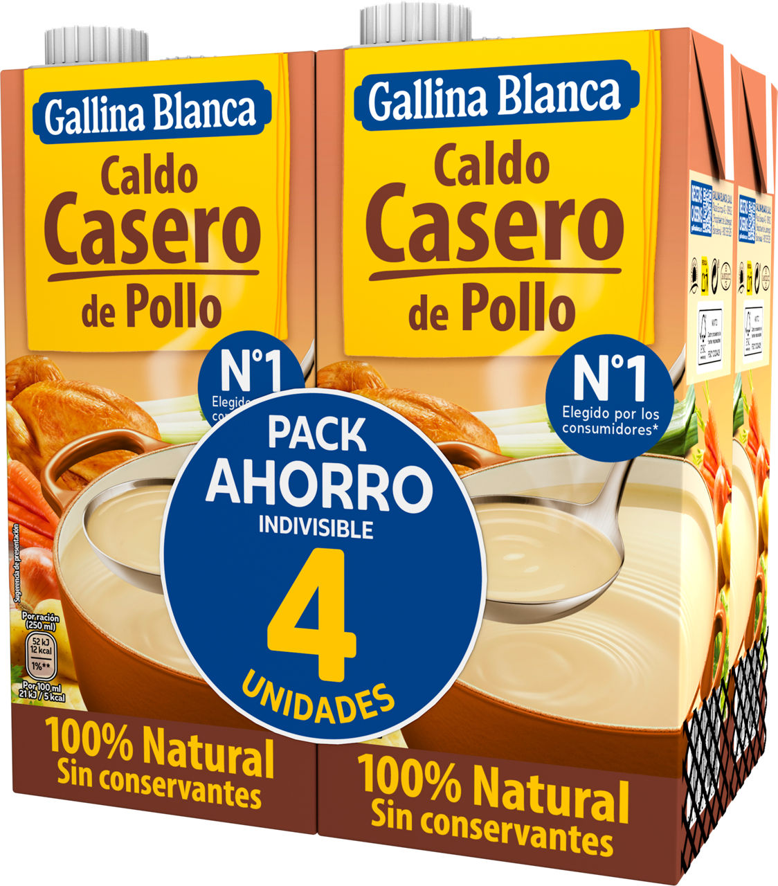GALLINA BLANCA® - Caldo casero de pollo