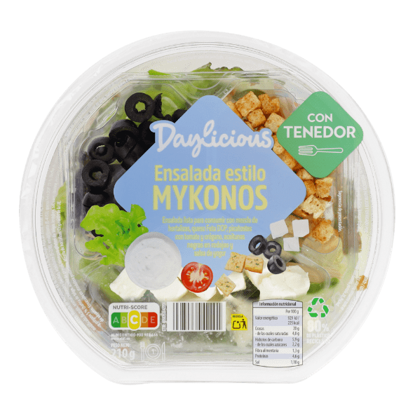 DAYLICIOUS® - Ensalada al estilo Mykonos