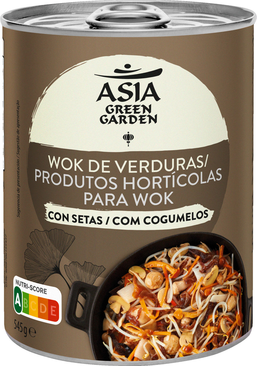 ASIA GREEN GARDEN® - Wok de hortalizas con setas