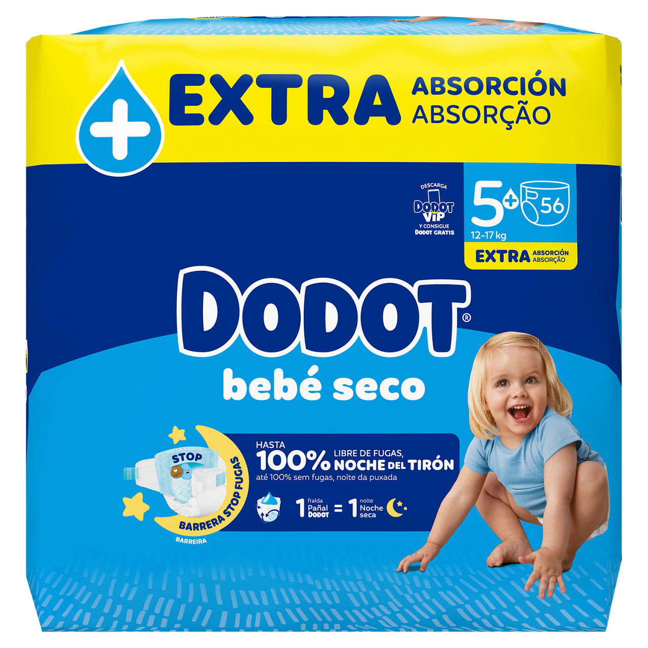 DODOT® - Pañales bebé seco talla 5