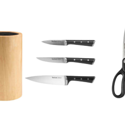 Tefal Set de cuchillos y tijeras con bloque