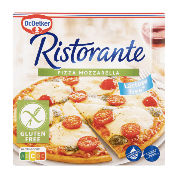DR. OETKER® - Pizza mozzarella sin gluten Dr. Oetker