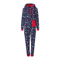 Pijama navideño con bolsillo para mujer
