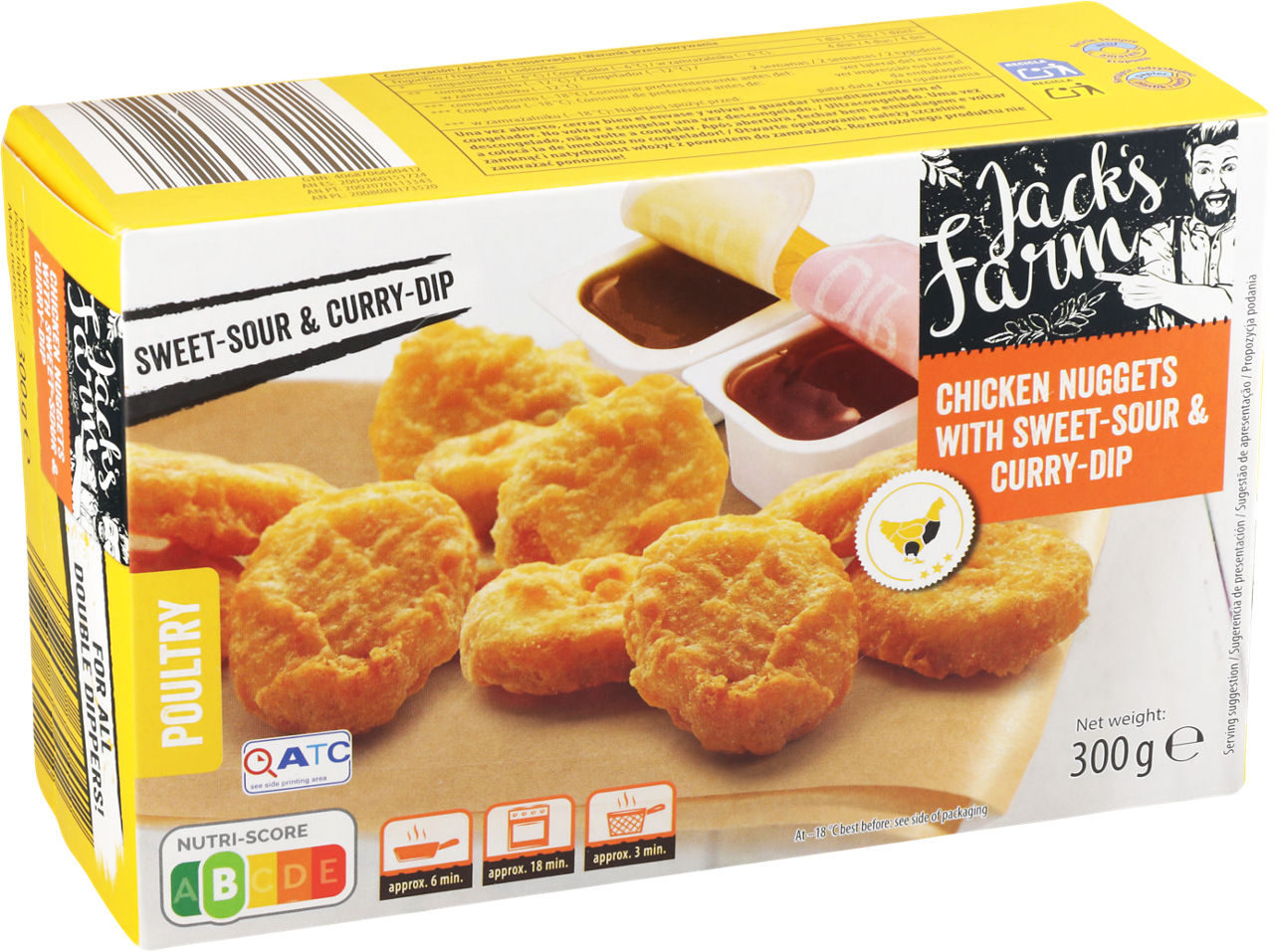 JACK'S FARM® - Nuggets de pollo con salsas