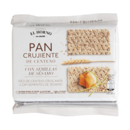 EL HORNO® - Pan crujiente de centeno con semillas de sésamo