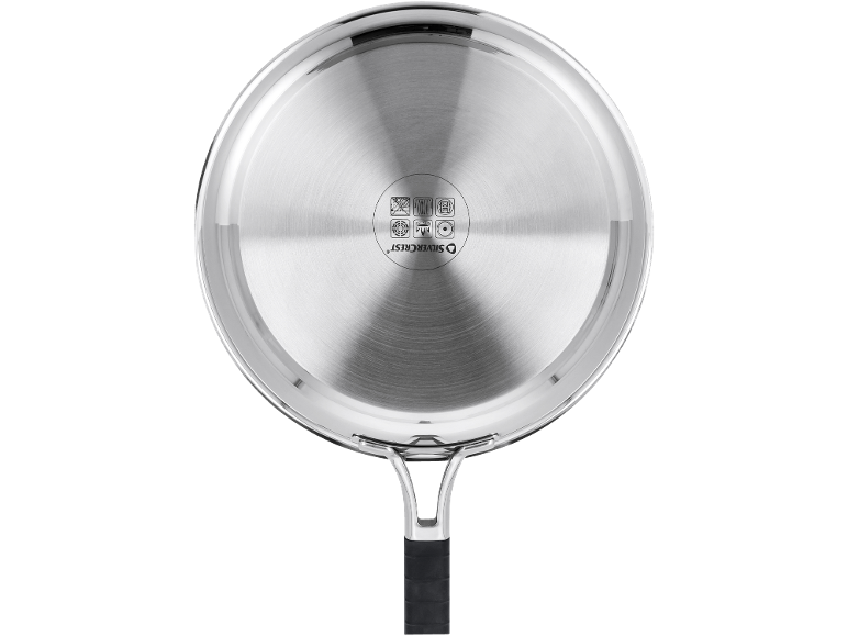 SILVERCREST® - Sartén de acero inoxidable premium con / sin revestimiento, Ø 28 cm.