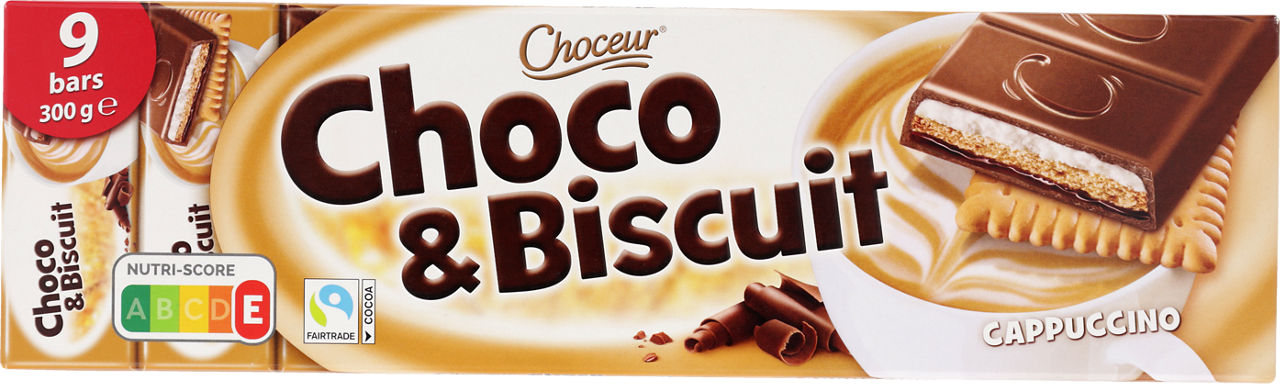 CHOCEUR® - Galletas con chocolate cappuccino