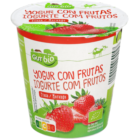 GUTBIO® - Yogur ecológico con fresas