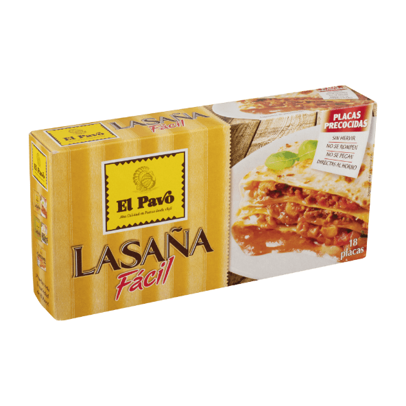 EL PAVO® - Placas para lasaña
