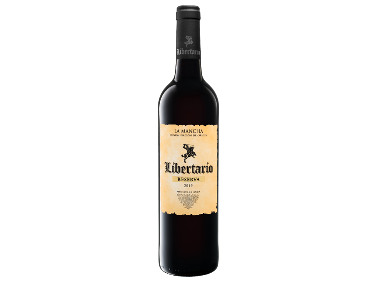 LIBERTARIO - Vino tinto reserva D.O. La Mancha