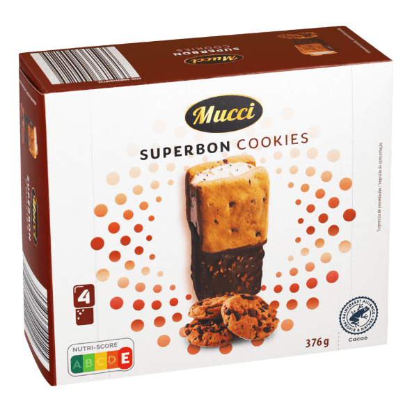 MUCCI® - Sándwich Superbon cookies