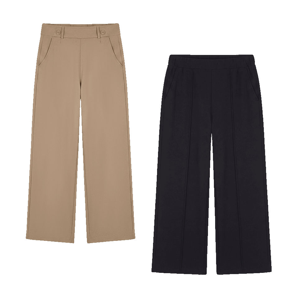 UP2FASHION® - Pantalón de pernera ancha