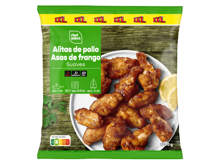 Alitas de pollo congeladas