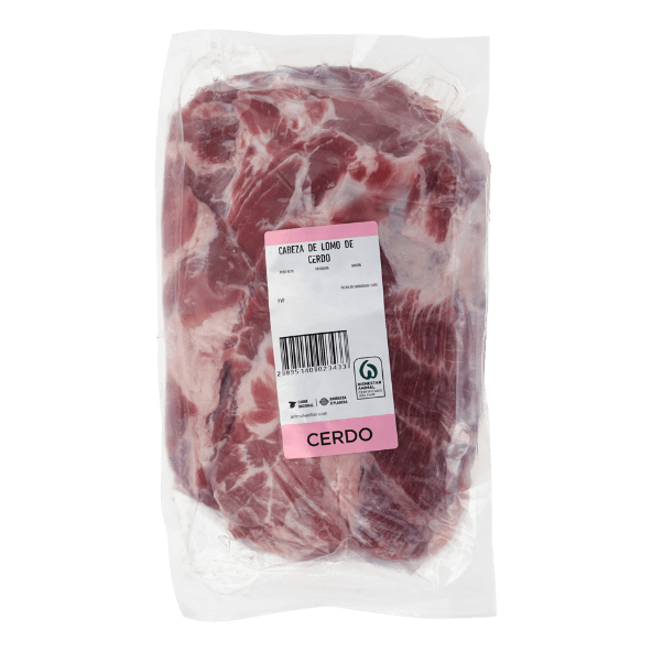 Cabeza de lomo de cerdo