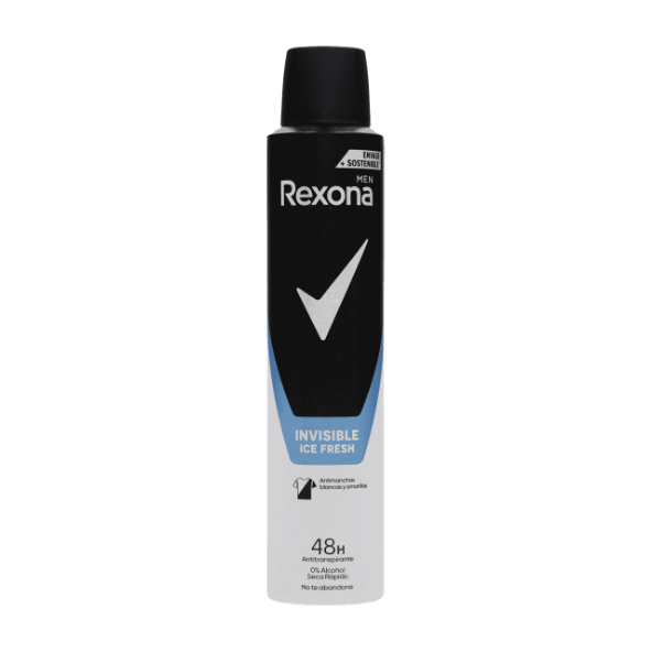REXONA® - Desodorante spray invisible ice fresh