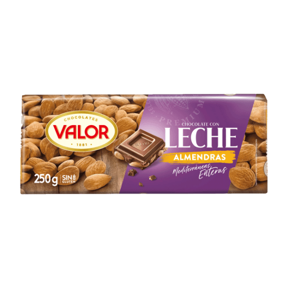 VALOR® - Chocolate con leche y almendras