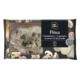 CHEF SELECT - Pinsa de champiñones, scarmoza y mozzarela