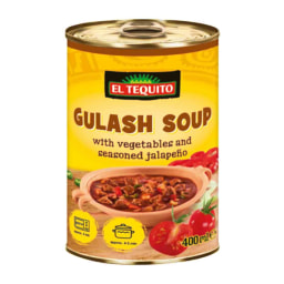 Sopas mexicanas surt. (gulasch sopa con verduras/chili con carne/verduras con pollo)