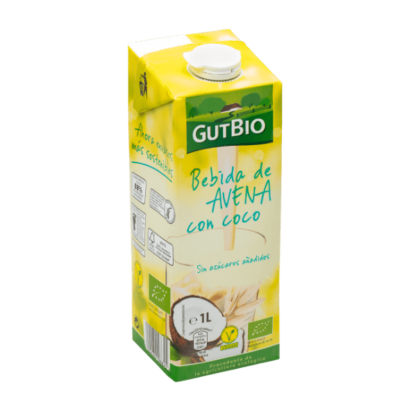 GUTBIO® - Bebida de avena y coco ecológica