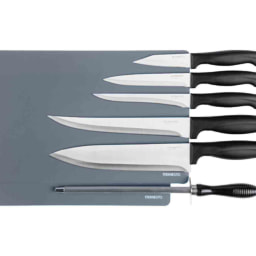 Set de cuchillos con afilador