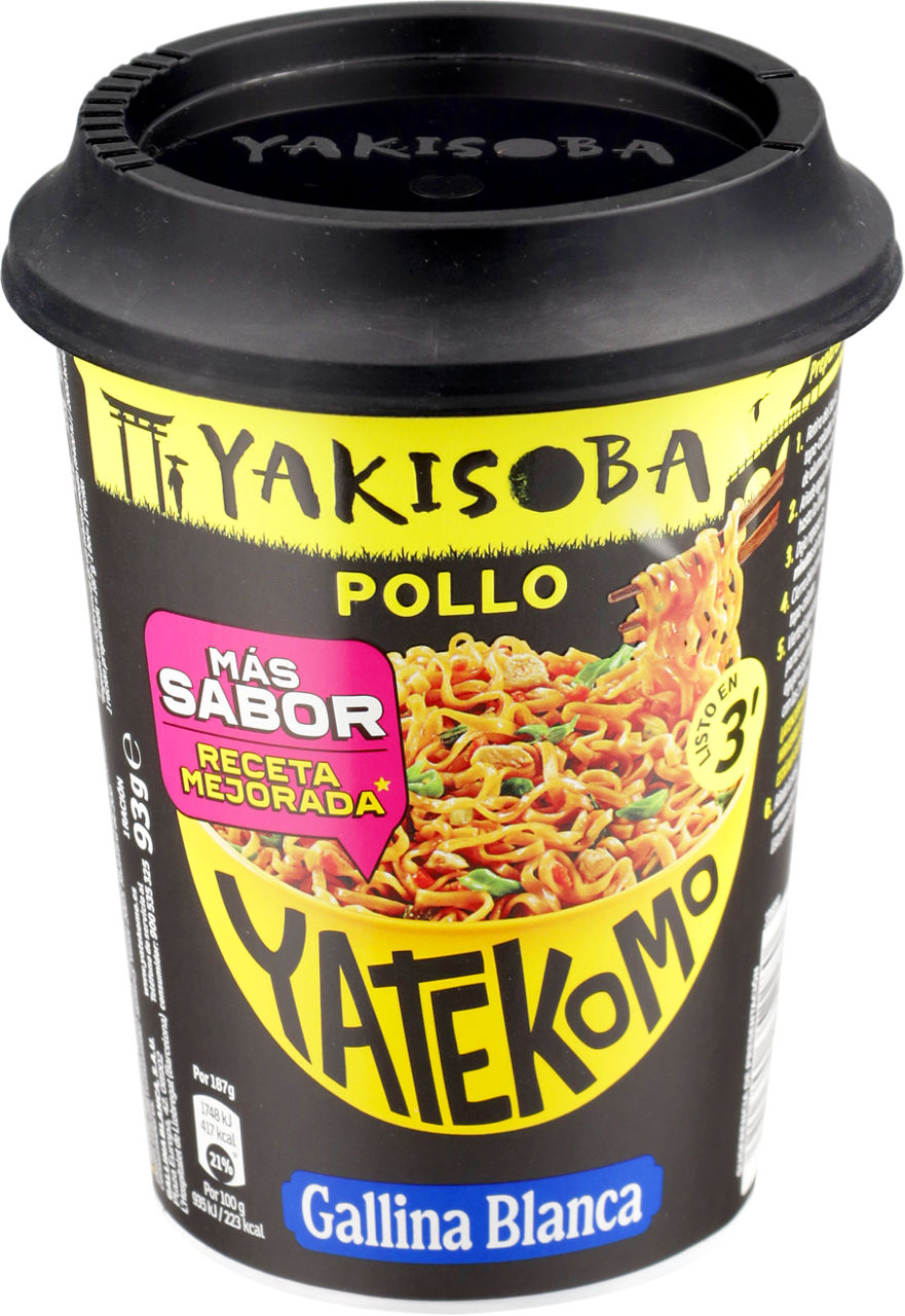 GALLINA BLANCA® - Fideos orientales sabor pollo