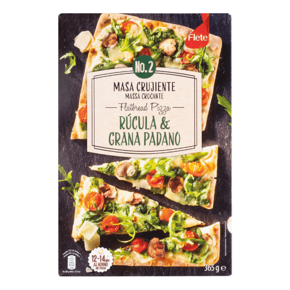 FLETE® - Pizza rúcula y grana padano