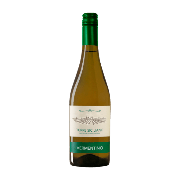 Vino blanco vermentino Terre Siciliane