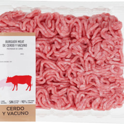 Burger meat picada de vacuno y cerdo