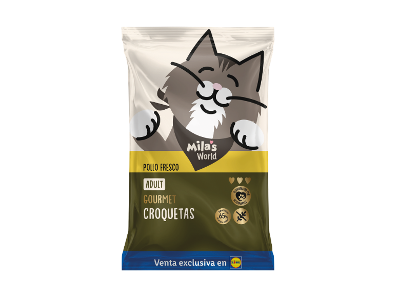 Croquetas para gato de pollo
