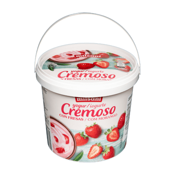 MILSANI® - Yogur cremoso con fresa 1kg