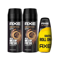 Axe® Duplo pack + Deo roll-on regalo