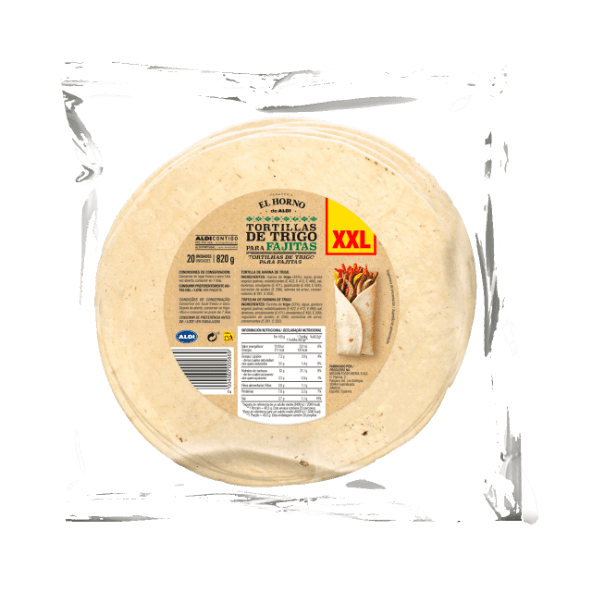 EL HORNO® - Tortillas de trigo XXL