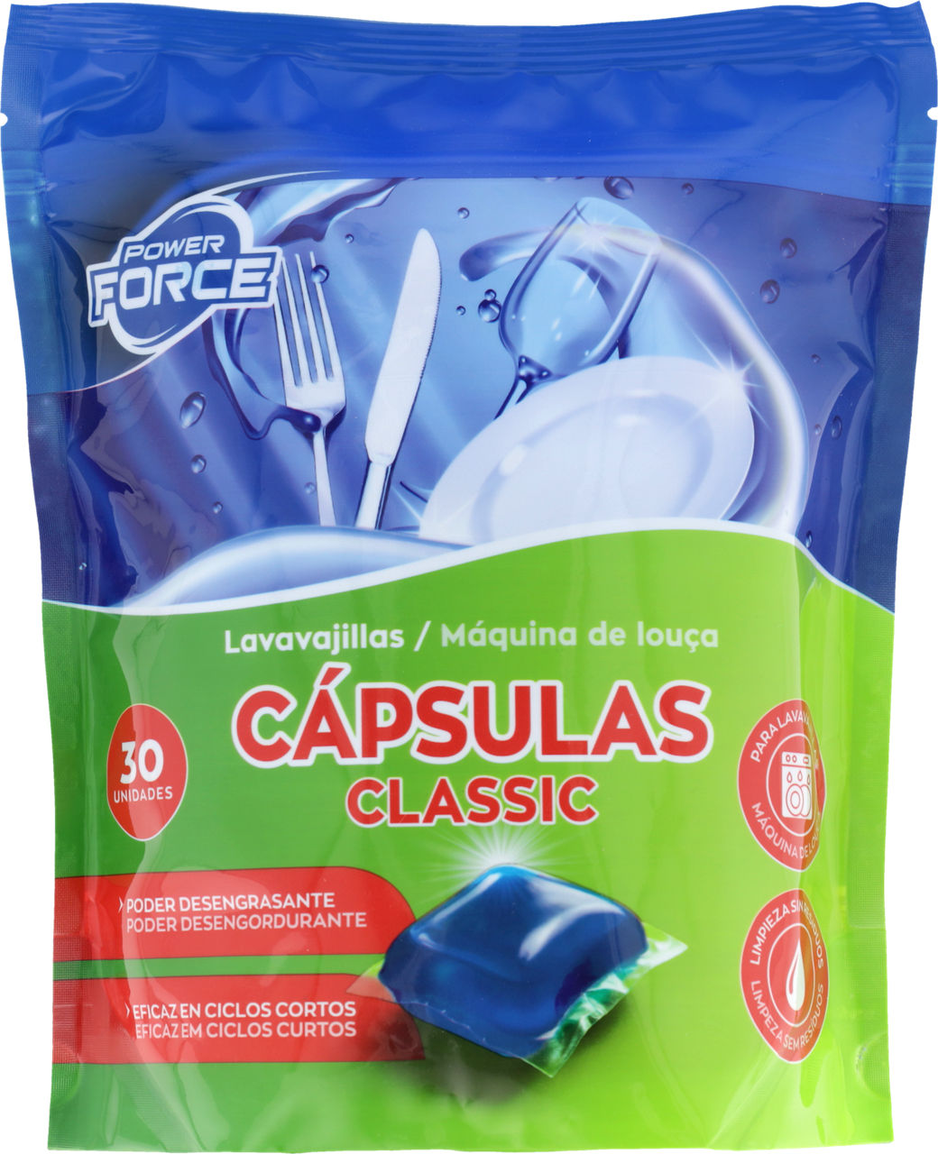 POWER FORCE® - Lavavajillas en cápsulas
