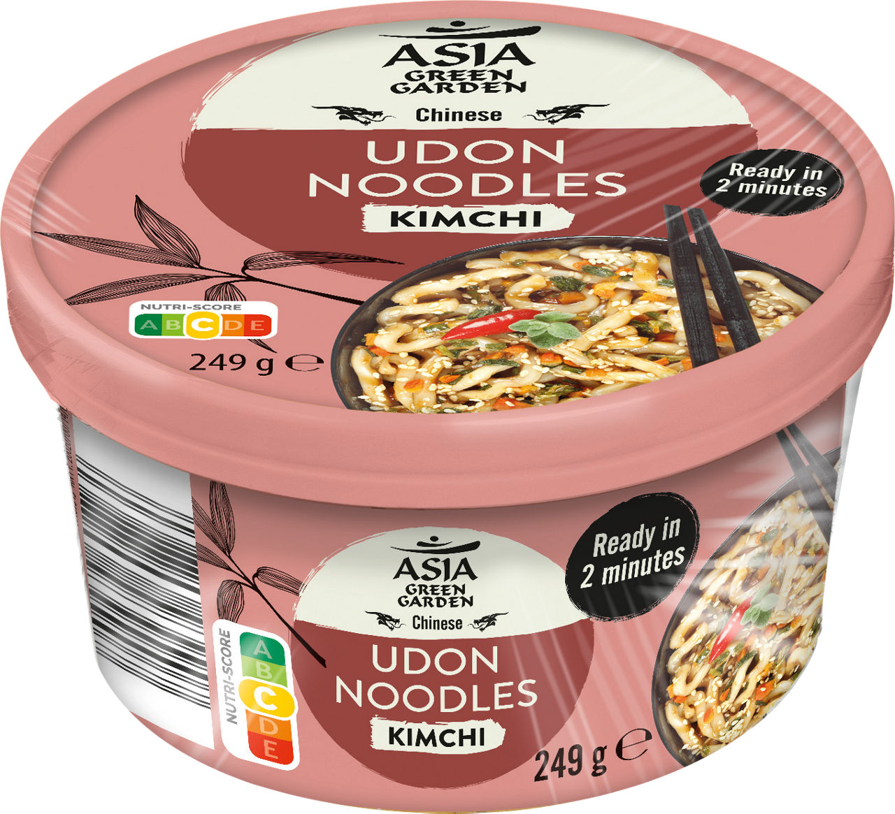 ASIA GREEN GARDEN® - Bol de fideos udon sabor kimchi