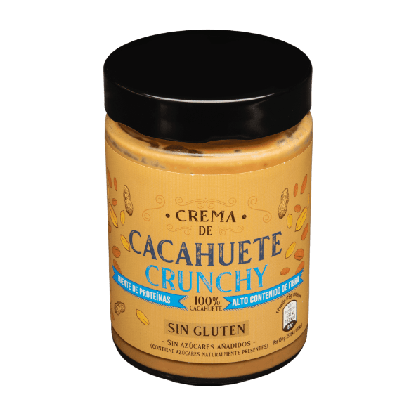 Crema 100% cacahuete crunchy