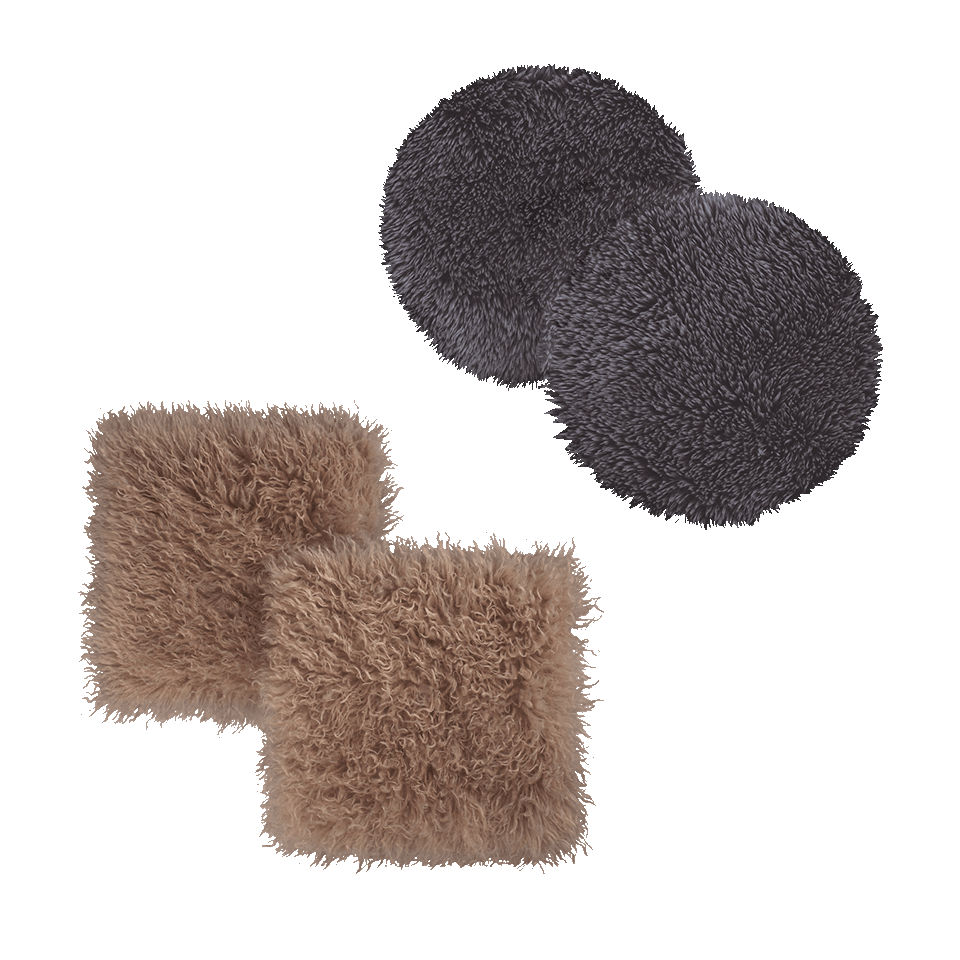 HOME CREATION® - Funda de pelo sintético para silla