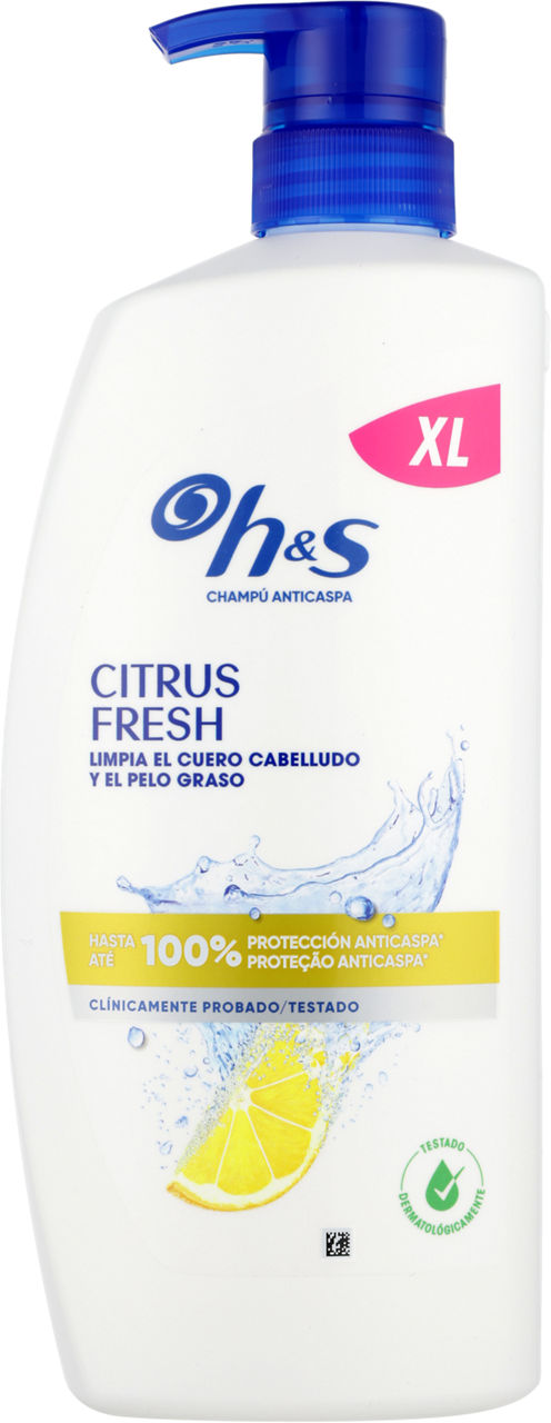 H&S® - Champú anticaspa XL citrus fresh